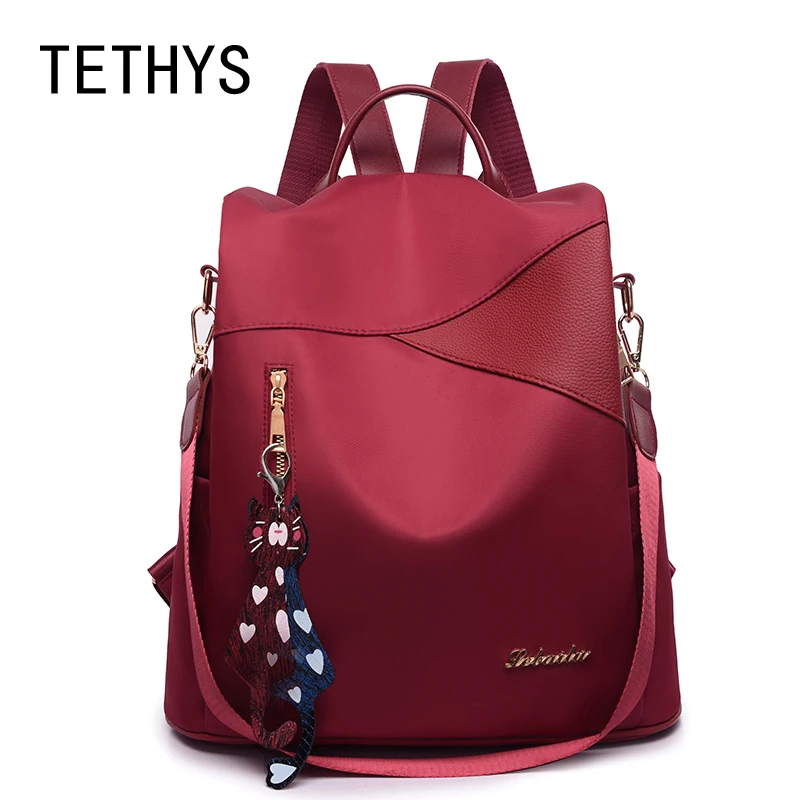 Tethys النساء خمر الظهر ل فتاة مراهقة الظهر المدرسية النساء أكسفورد bagpack سفر كبيرة أكياس للإناث Mochila الكيس Tethys النساء خمر الظهر ل فتاة مراهقة الظهر المدرسية النساء أكسفورد bagpack سفر كبيرة أكياس للإناث Mochila الكيس