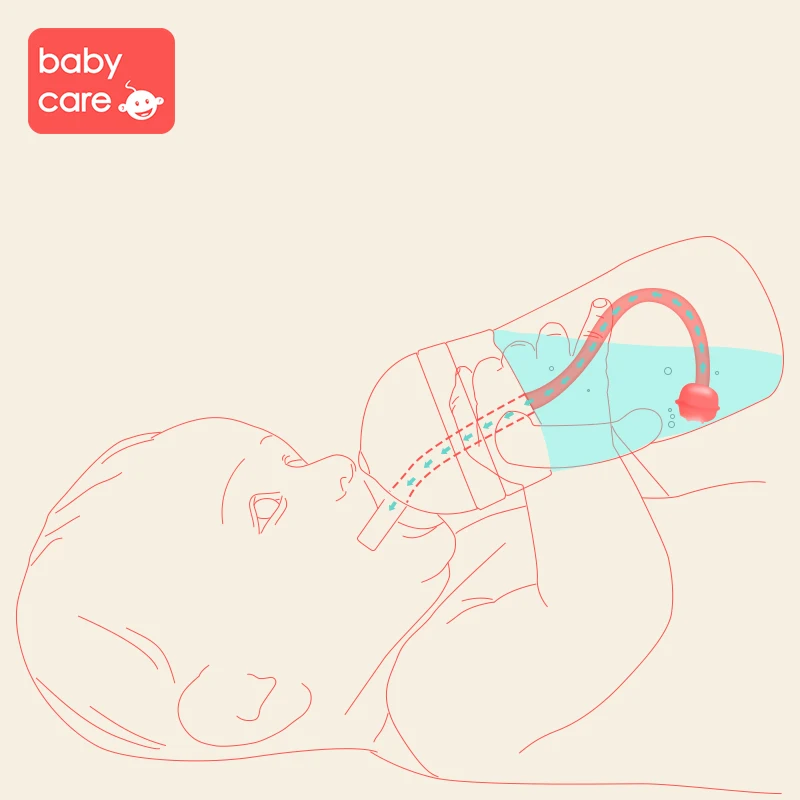 Babycare 3-6 месяцев детская тренировочная соломинка для напитков бутылка с откидной крышкой герметичный тяжелый шар 360 градусов легко пить завод бутылка