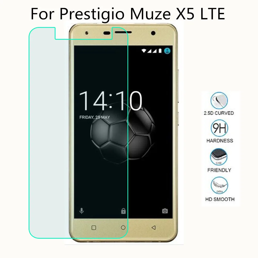 Закаленное защитное стекло для Prestigio Grace M5 P7 LTE Z5 P5 Muze X5 LTE B3 B7 Защитная пленка для экрана - Цвет: For Muze X5 LTE