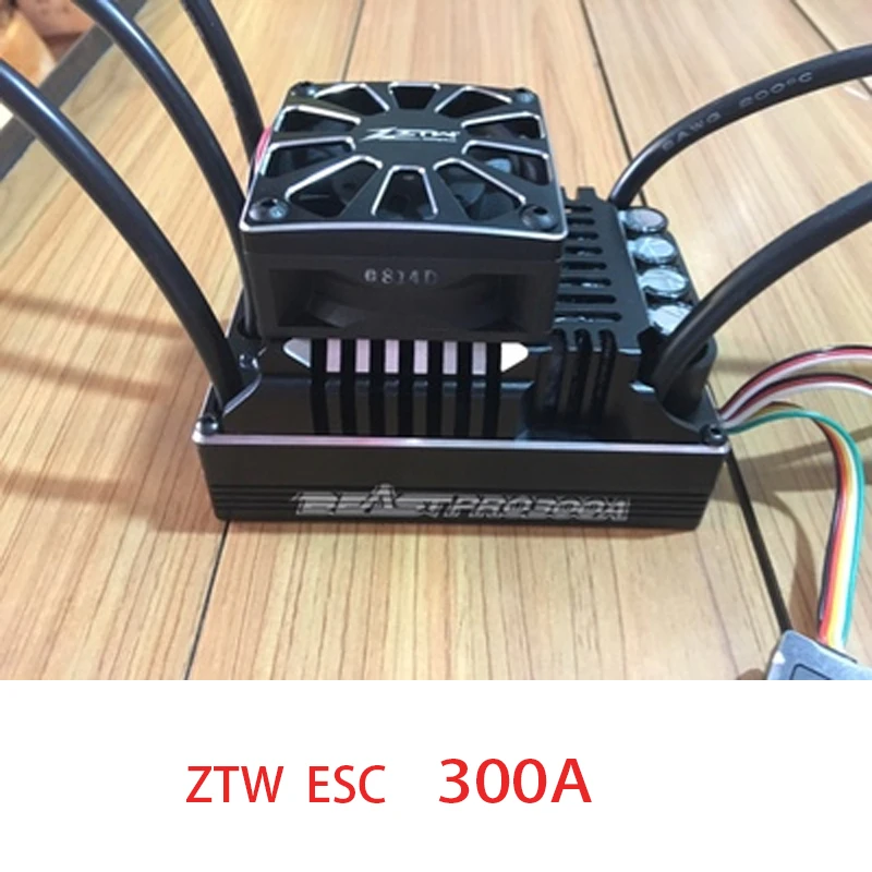 ZTW 1:5 Beast PRO200A 300A 6 В/7 4 В Регулируемый 8A BEC бесщеточный ESC водонепроницаемый