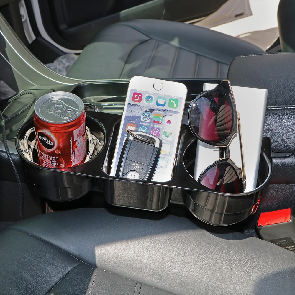 YOSOLO Car Seat Cup Holder Seat Seam Wedge Auto Drink Holder Organizer Car Storage Box Phone Holder Stand Stowing Tidying