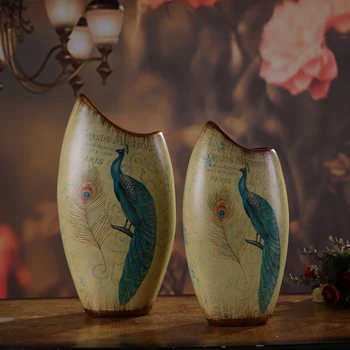 

Take the fox Home Furnishing European ornaments decorations ceramic vase ornaments wedding gift room