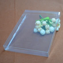 Прозрачная пластиковая коробка для вечерние сувенирной вечеринки подарочная упаковка ручка/электронный продукт дисплей прозрачные ПВХ коробки визитная карточка коробка поставки