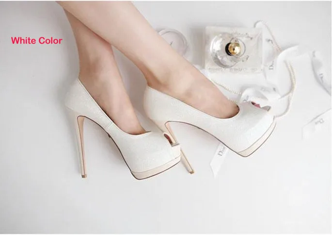 

2018 Free Shipping High Heels Peep Toe Sandals Woman Dress Shoes White Wedding Bridal Dress Shoes Nightclub Evening Shoes Super
