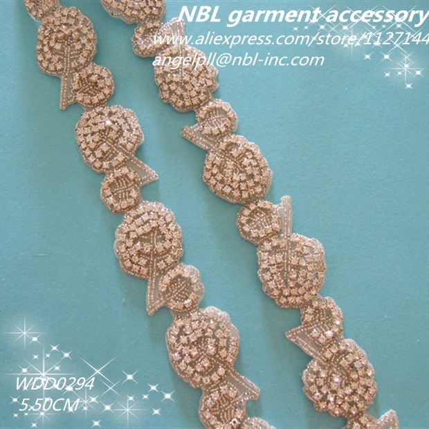 

(10 ярдов) свадебное железное украшение для свадебного платья с поясом DIY утюжок на WDD0294