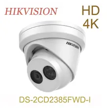 [In Stock] Origianl Hikvision H.265 CCTV Camera DS-2CD2185FWD-IS 8 Megapixesl Dome IP Camera Built-in SD Card Slot & Audio