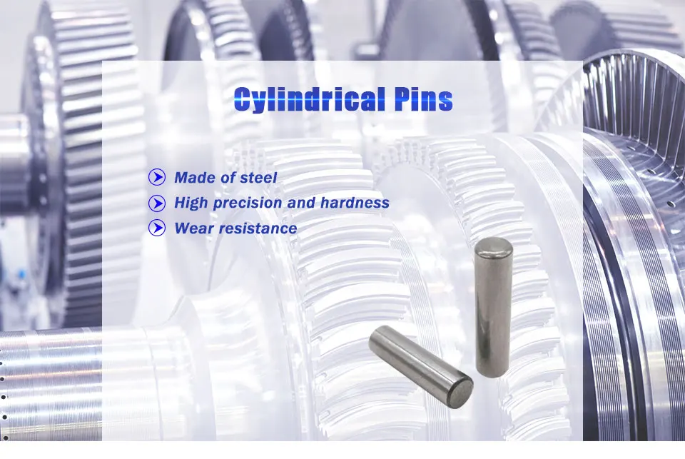 LUPULLEY Metal Dowel Cylindrical Pins 8/10mm Diameter 8*10mm 10*10mm 12*12mm 15*15mm 18*18mm 20*20mm Steel Pin 5pcs/lot