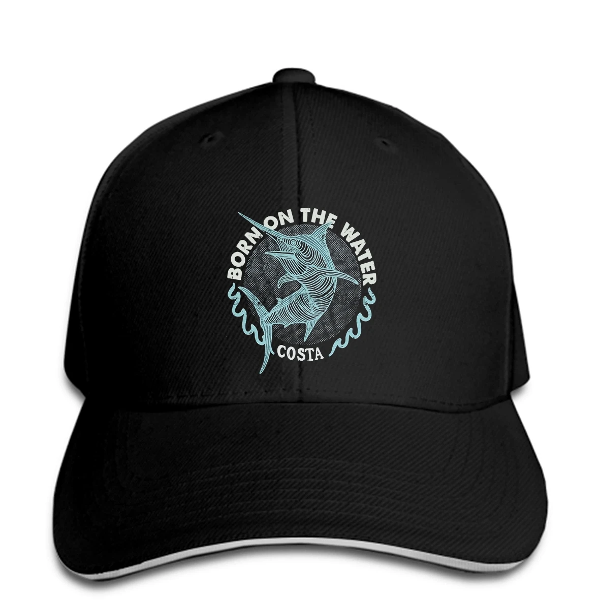 

Baseball cap COSTA DEL MAR Born On The Water SZ SMALL NEW Hat Peaked cap