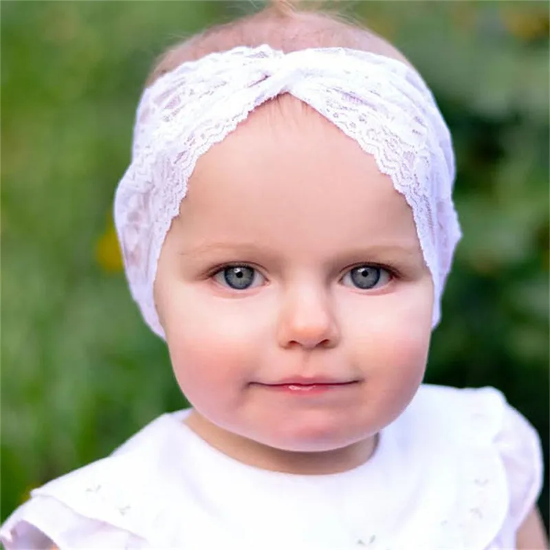 Cute Baby Toddler Infant Dot Print Headband Hairband
