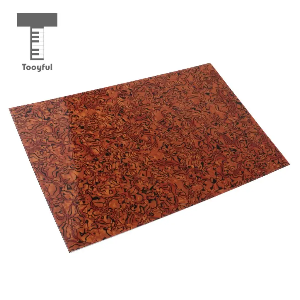 Tooyful Durable 4ply Plastic Guitars Bass Pickguard Material Scratch Plate Blank Sheet DIY Musical Instrument Accessory