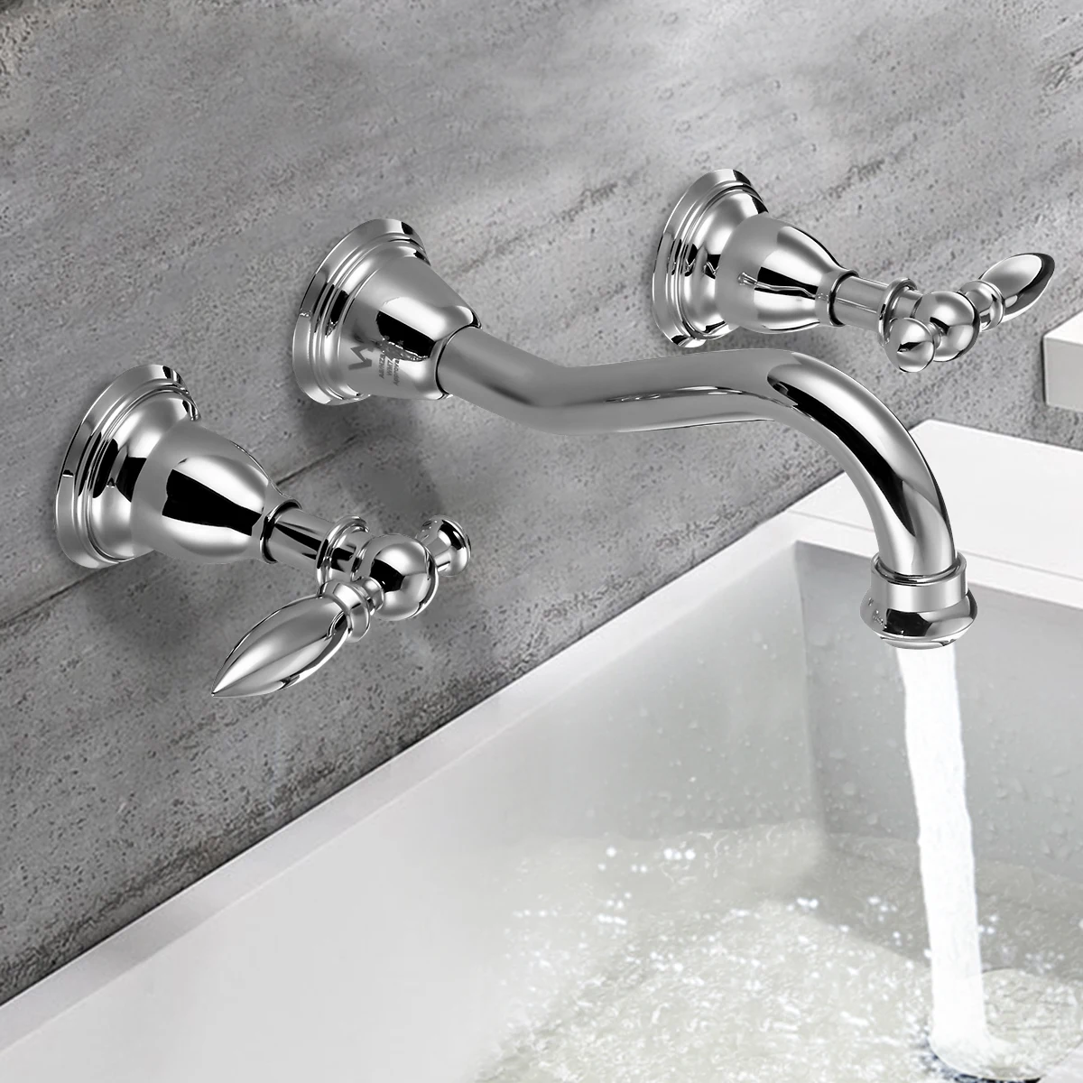 Xueqin Watermark&Wels Stainless Steel Shower Wall Faucets DR Brass