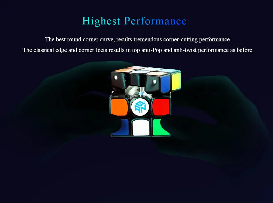 GAN 356 X 3x3x3 Magic Cube IPGv5/Numerical IPG 3x3 Magnetic GAN356/356X Professional Neo Speed Cube Puzzle Antistress Toy