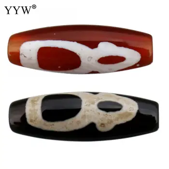 

5pcs/Set Natural Tibetan Dzi Beads For Womens Jewelry Accessories Trendy Diy Bead Making 30x10x10mm