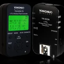 YONGNUO YN-622N-TX ЖК беспроводной iTTL Flash контроллер триггер с ЖК-экраном+ 1 шт. YN-622N для Nikon DSLR камеры