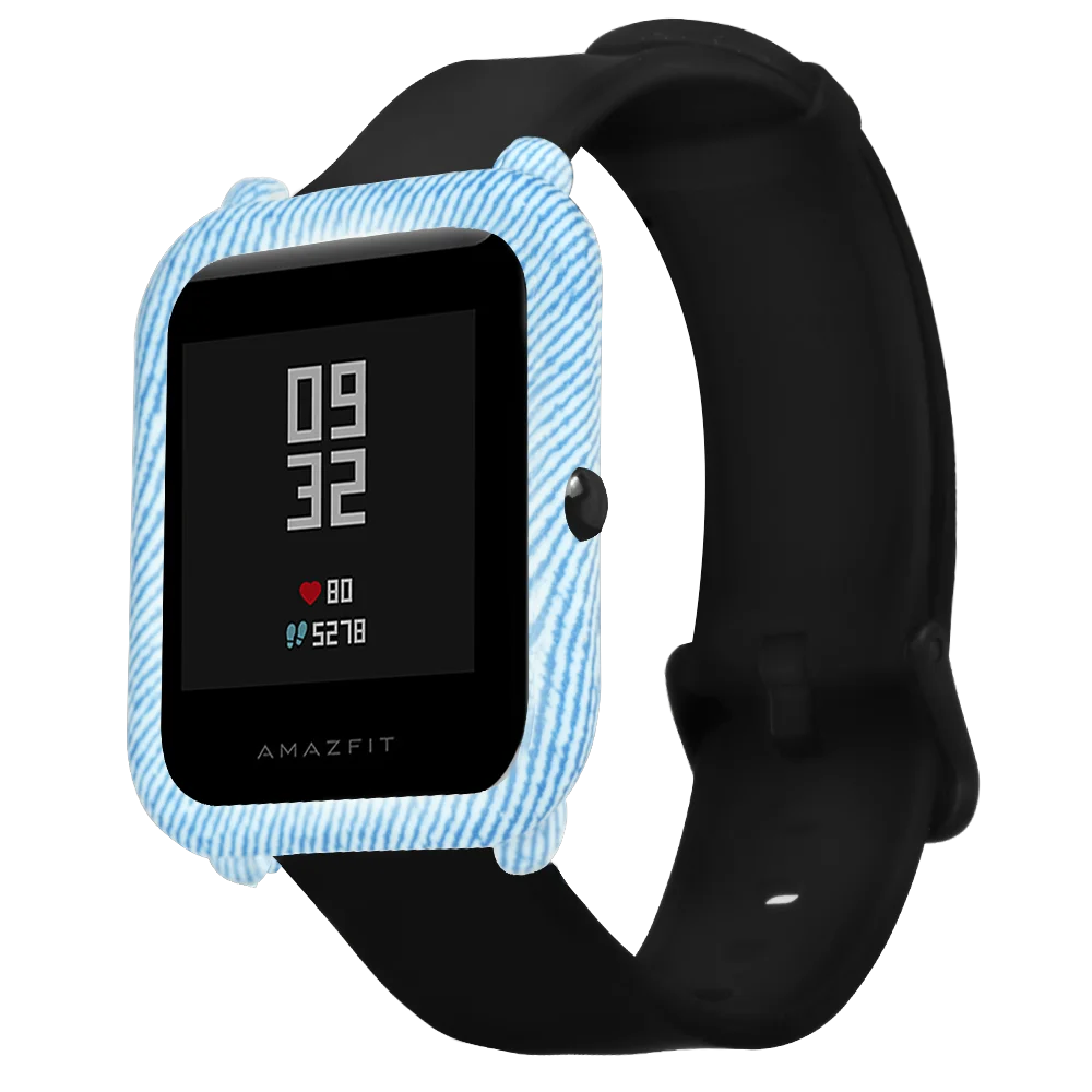 Модный мягкий красочный силиконовый чехол для Xiaomi Huami Amazfit Bip Youth Smart Watch аксессуары полная защита рамка