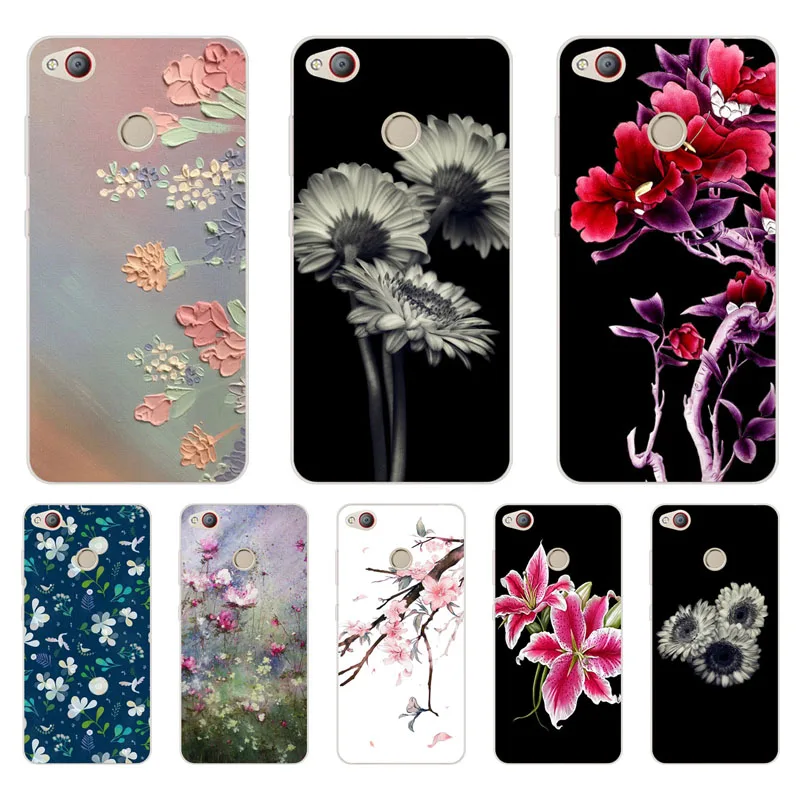 

Zte nubia z11 mini Case,Silicon Flower Painted Painting Soft TPU Back Cover for Zte nubia z11 mini s protect Phone cases shell