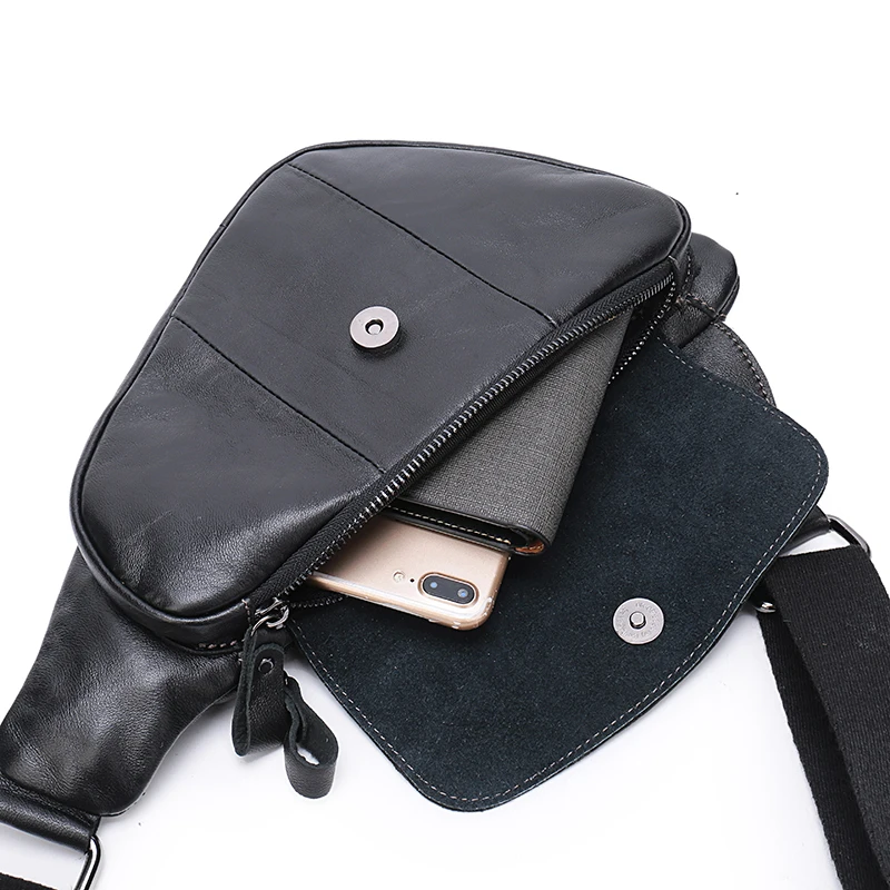 Пояса из натуральной кожи для мужчин Слинг Грудь Back Pack Путешествия крест