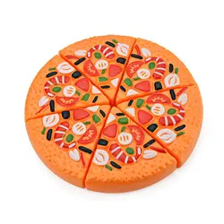 Пластиковая пицца игрушечная еда детские развивающие резка детские дети ролевые игры