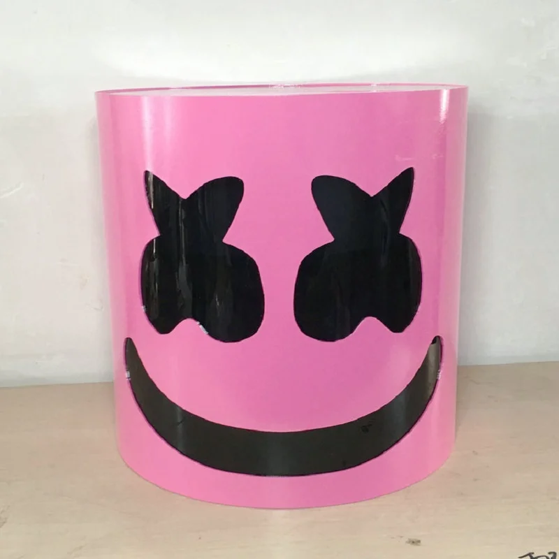 

Marshmello Helmet Without LED PVC Mask DJ Marshmello Concert Props Future Bass Marshmello Music Fans Prop Bars Prop