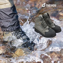NEYGU Открытый quick-dry болотная обувь с войлочной подошвой, анти-скользкие нахлыстом wader сапоги