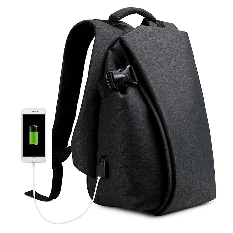 

Men's Fashion Trend Backpack Nylon Waterproof Large Capacity USB Computer Bag Tide Student Bag Leisure Travel Bag