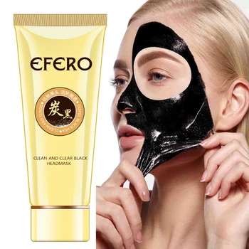 

efero 2pcs Blackhead Face Mask Remover Nose Mask Deep Cleansing Acne Treatments Black Mask Face Black Head Removal Peel Off Mask