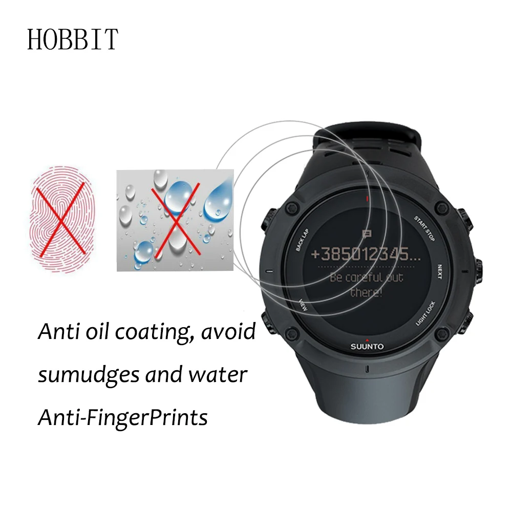 3 упаковки для спортивных смарт часов Suunto Ambit Peak Взрывозащищенная защитная пленка