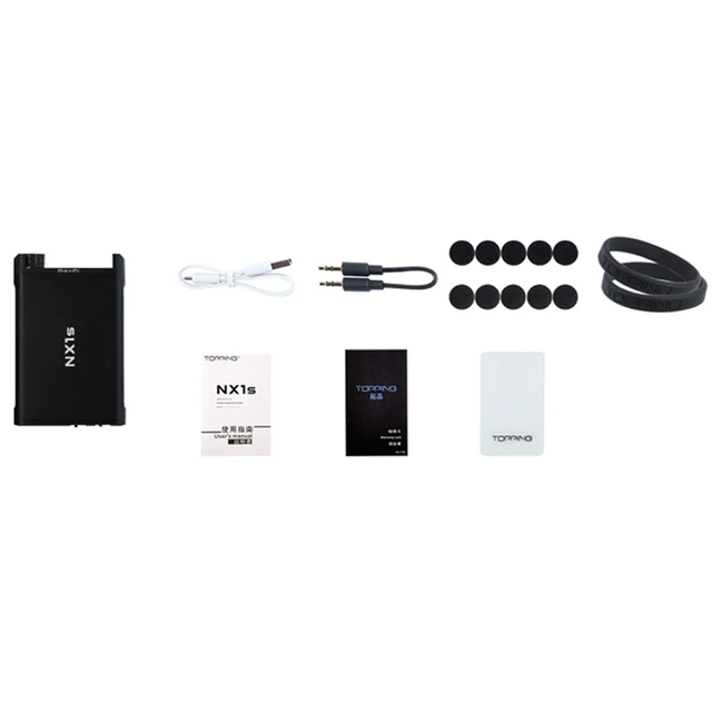TOPPING NX1s Portable Digital HiFi Hi-Res Headphone Amplifier for PC Smartphone Playback Time More Than 40 Hours