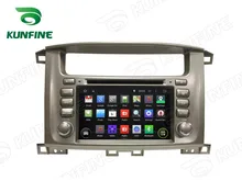 Quad core 1024*600 Android 5.1 Del Coche DVD GPS de Navegación Dvd para LAND CRUISER 100 con la Radio del Bluetooth de dirección control de la rueda