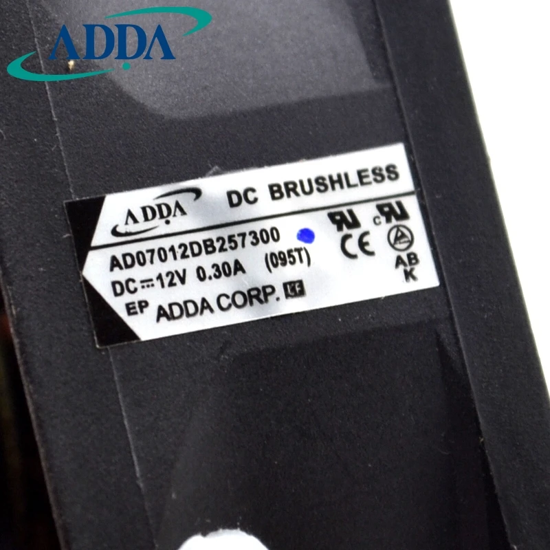 شحن مجاني الأصلي ADDA شحن مجاني 7025 7 cm AD07012DB257300 12 V وحدة المعالجة المركزية مروحة التبريد