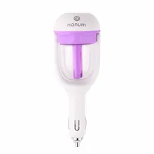 12V Car Air Purifier Steam Humidifier Aroma Diffuser Air Essential Oil Air Car Aromatherapy Fresher Car Air Freshener 4 Colors