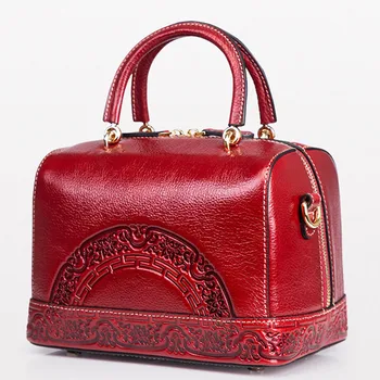 

7841-D New Fashion Women's bag leather handbag Ladies totes leather oblique Shoulder Bag