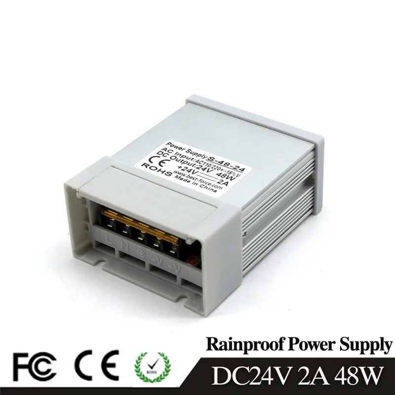 Трансформатор освещения DC24V 400 W 360 W 350 W 300 W 250 W 240 W 200 W 180 W 150 W 120 W 100 W 72 Вт 60 Вт 48 W 15 W 24 V DC Питание Swiching - Цвет: 24V48W