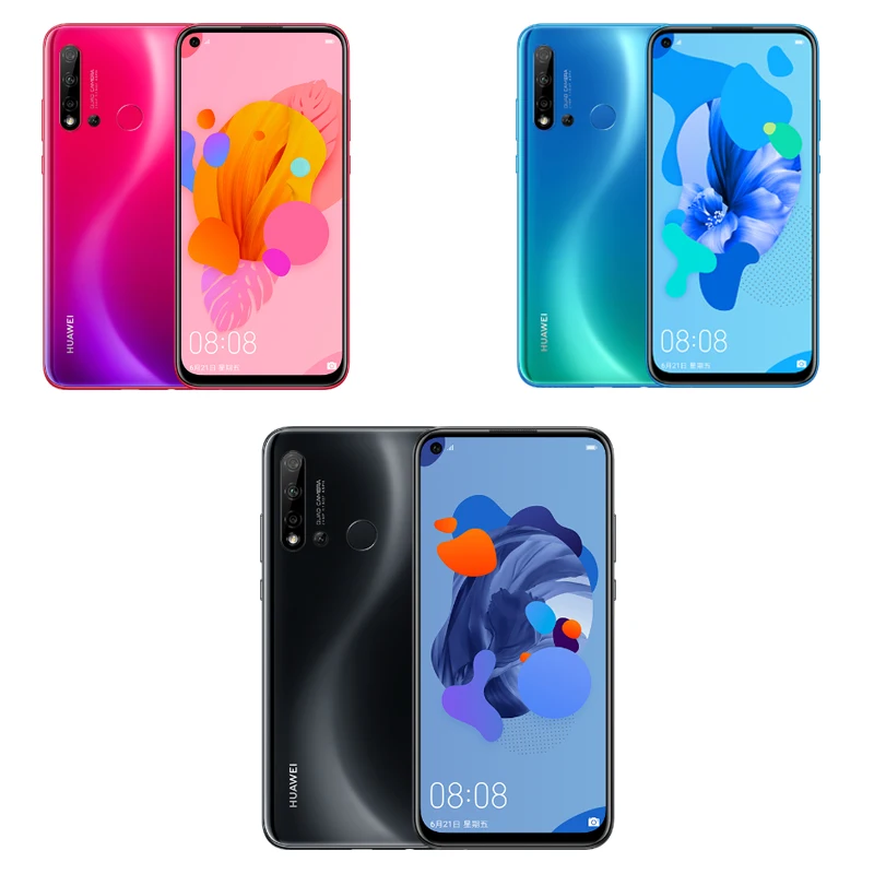 Huawei Nova 5i мобильный телефон 6 4 дюйма Kirin 710 Android 9 0 2310x1080 Type C 24.0MP|Смартфоны| |