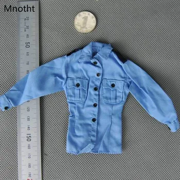 

Luckytoy Blue Shirt Clothing Fit for 1/6 Solider Model Dolls Suit L50 Collection Toys