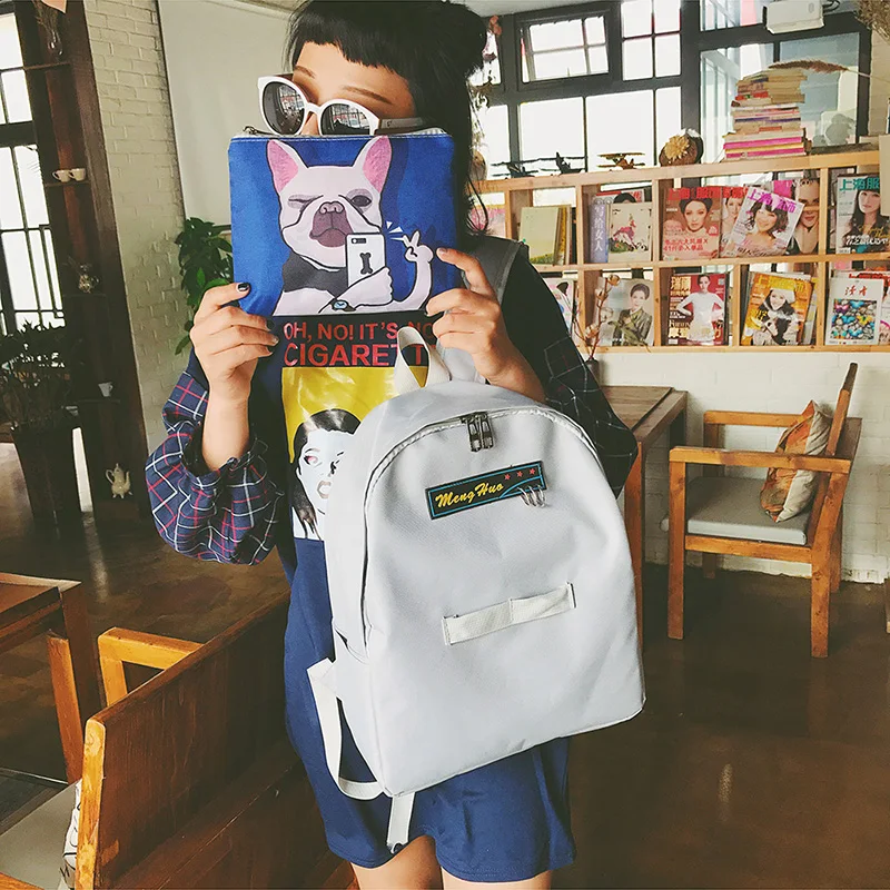 2017 Hot Multifuncional Personalized Detachable Pocket Backpack Fashion Separable Shoulder Bag 2pc School Bag Casual Travel Bags (6)