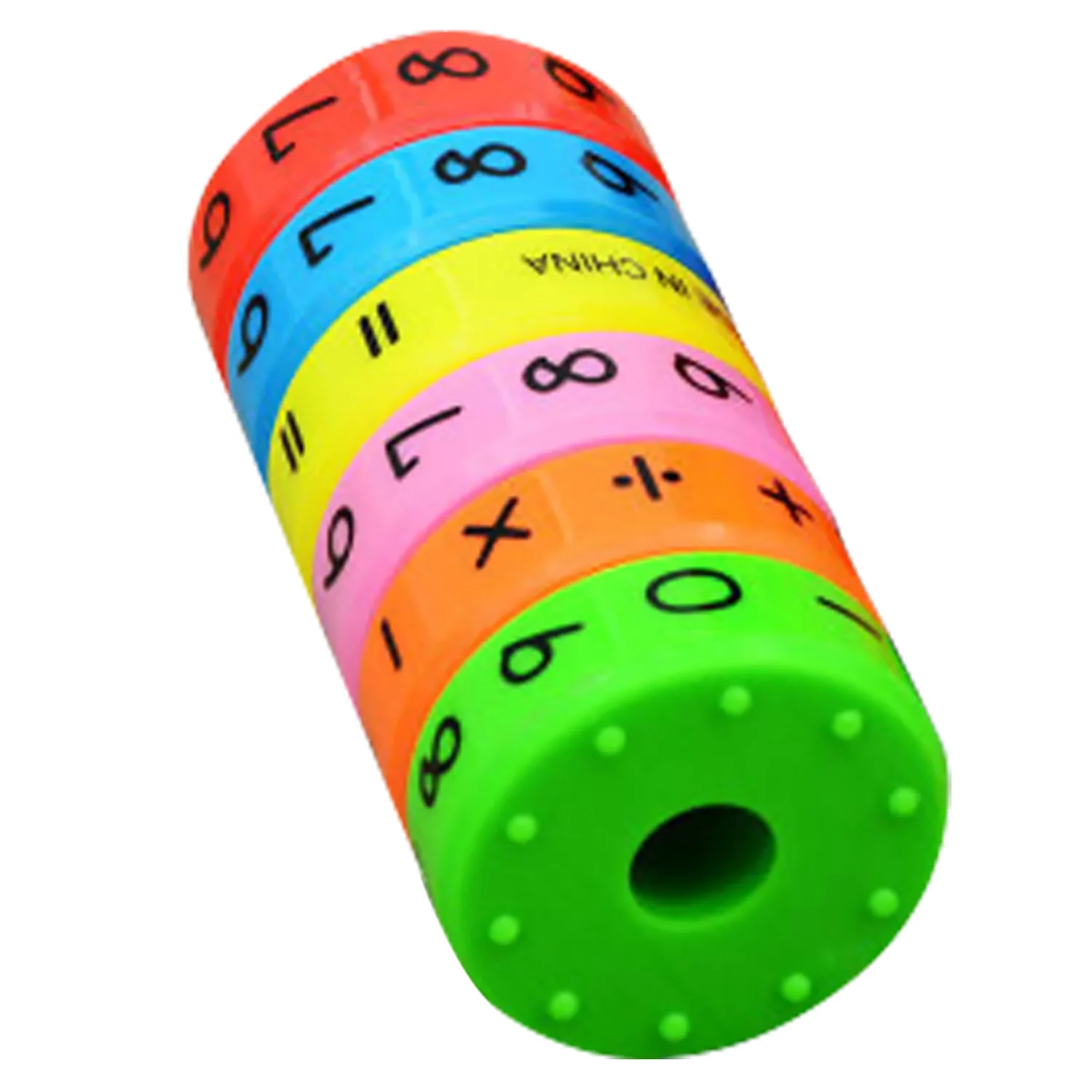 Kid Baby Montessori Colorful Math Toys Puzzle Cube Add