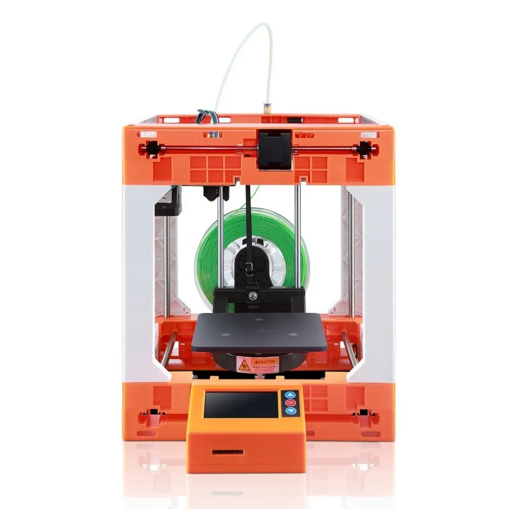 110 В AC~ 220 В AC мини рабочего 3D-принтеры с экструдер накаливания ЖК-дисплей Экран Дисплей DIY 3d печатная машина легко собрать