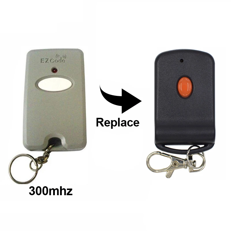 EZ Code M300 Mini Transmitter Gate Garage Door Remote Control Opener 10 Pins 