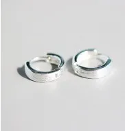 

circle earrings silver 925 women earring