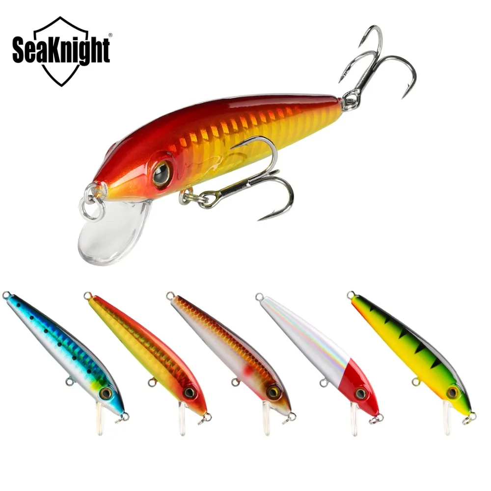  SeaKnight SK012 1PCS High Quality Fishing Lure 6g 7cm 0-0.6M Hard Bait Swimming Lure Hook Artificia