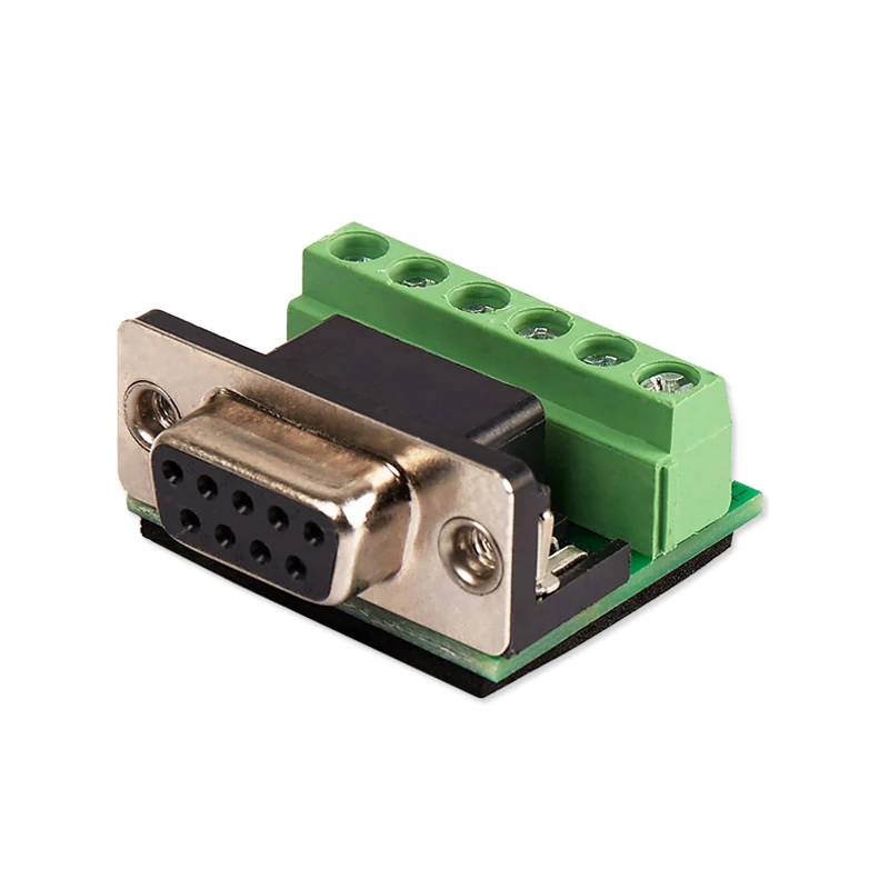 New COM serial port adapter terminal RS485/RS232 DP9PIN TO 6PIN