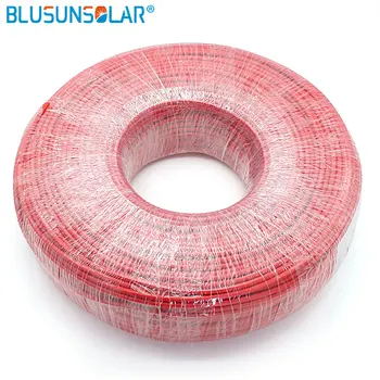 

500 meters / lot Red and Black TUV Solar Wire 4mm2 , 12AWG, CE Cert.,RoHS compliance