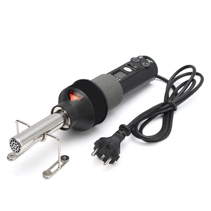 

220V 450W 450 Degree LCD Adjustable Electronic Heat Hot Air Gun Desoldering Soldering Station 4 Nozzle 8018LCD