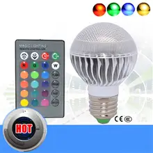 TTLIFE 3 Вт RGB светодиодный светильник E27 Точечный светильник светодиодный светильник AC85-265V Рождественский фонарь Bombillas светодиодный светильник с пультом дистанционного управления