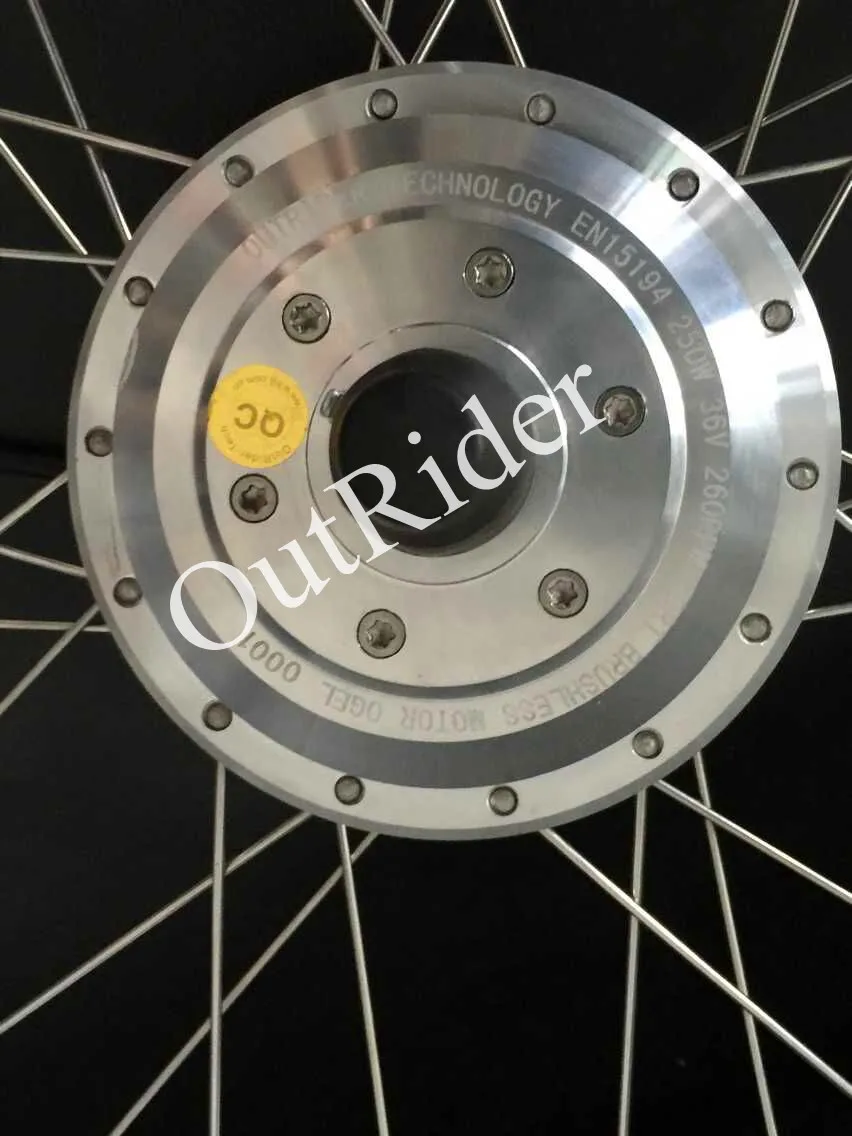 Best FREE SHIPPING! OR01A4 24V/36V 250W 260RPM Front electric bicycle motor 80mm for Brompton and Dahon folding bicycle 1