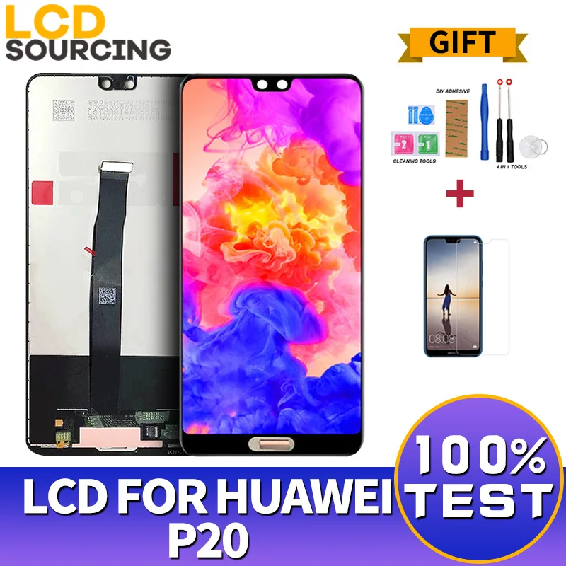 

NEW 5.8 inch LCD Display For Huawei P20 EML-AL00 Touch Screen Digitizer Assembly For Huawei P20 Replacement Part 2240*1080