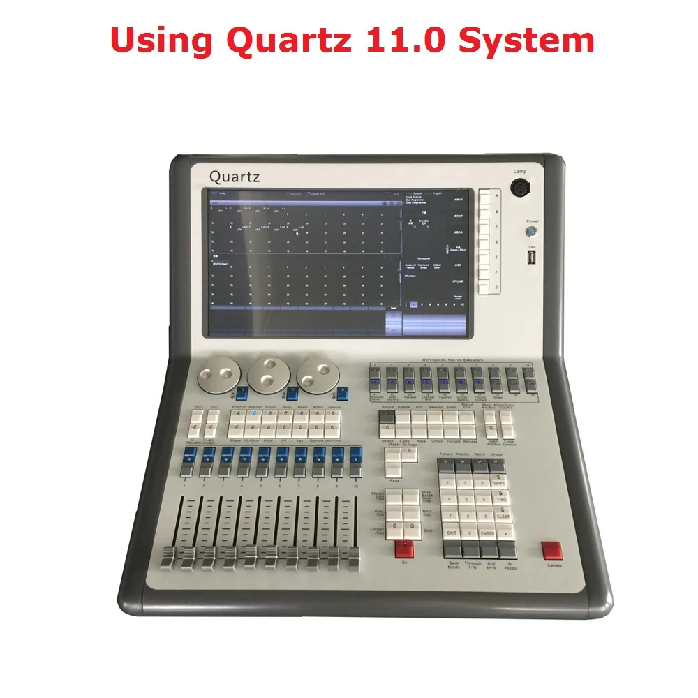 

2019 Newest Titan 11.1 System Quartz Console DMX512 Stage Lighting Controller For Stage Disco Party Lighting DJ Equipments