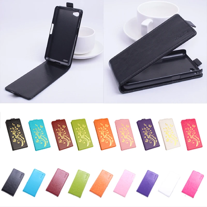 High Quality New Original For Philips W6610 W6618 Case Leather Flip Cover Phone Shell Golden Flowers | Мобильные телефоны и