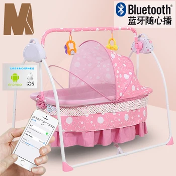 

Electric crib electric cradle shaker automatic multi-function shake shaker newborn baby bb bed portable